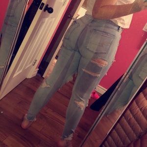 American Eagle Outfitters Jeans - American Eagle Super Distressed Jeans American Eagle Outfitters Jeans - American Eagle Super Distressed Jeans